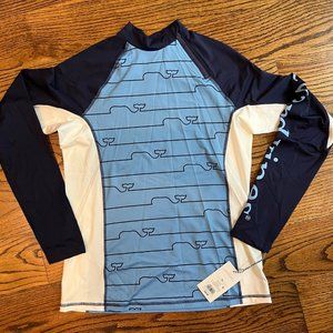 NWT Vineyard Vines Blue Rashguard - size XL